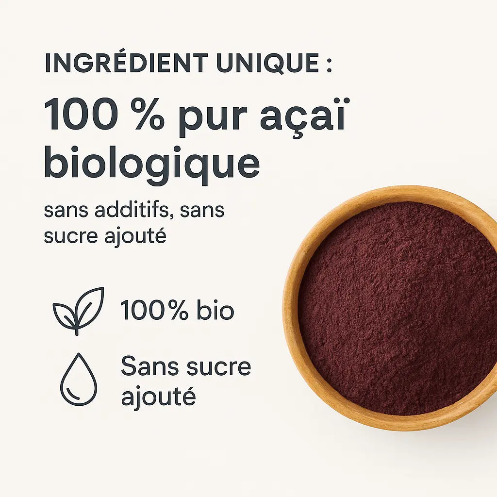 Poudre d’Açaï Bio – Baies d’Açaï en poudre