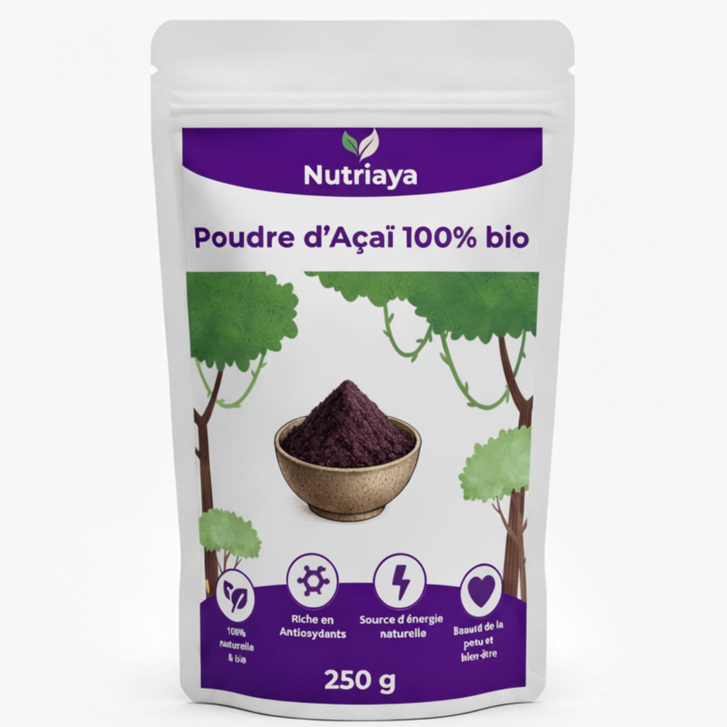 Poudre d’Açaï Bio – Baies d’Açaï en poudre