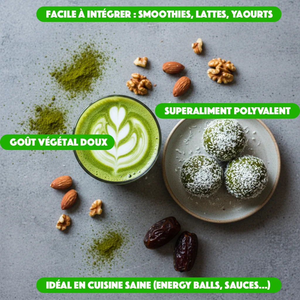 Poudre de Moringa Bio Pure - Feuilles Séchées Riches en Nutriments