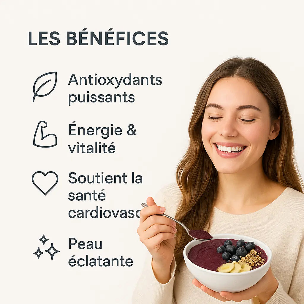 Poudre d’Açaï Bio – Baies d’Açaï en poudre
